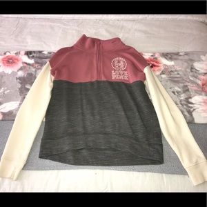Victoria’s Secret PINK Quarter Zip Sweater
